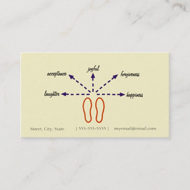 Life Coach Business Card (Front)