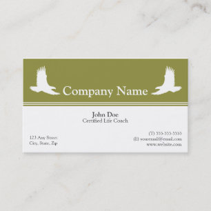 Life Coach Business Card Template