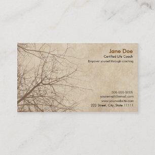 Life Coach Business Card Template