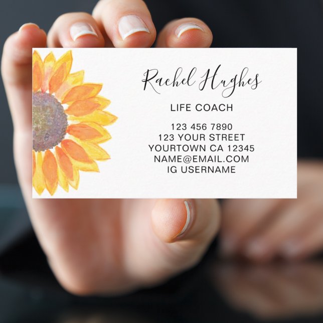 Life Coach Carte de visite élégant (Créateur téléchargé)