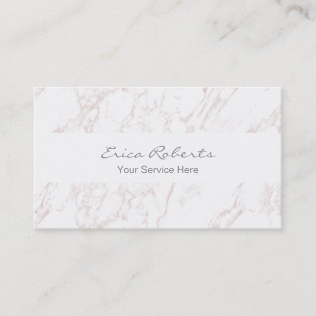 Life Coach Counsellor Elegant Marble Background Business Card (Front)