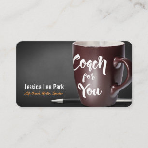 Life Coach, Health Coach, Writer Business Card