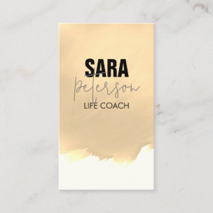 Life Coach Personal Improvement Business Card