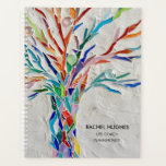 Life Coach Personalized Planner<br><div class="desc">This unique Planner is decorated with a print of a mosaic tree made of tiny pieces of brightly coloured glass. Easily customizable with your name, occupation and the year. Use the Customize Further option to change the text size, style or colour if you wish. Because we create our own artwork...</div>