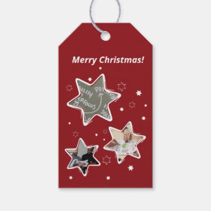 Life Coach Stars Custom Images Merry Christmas Gift Tags