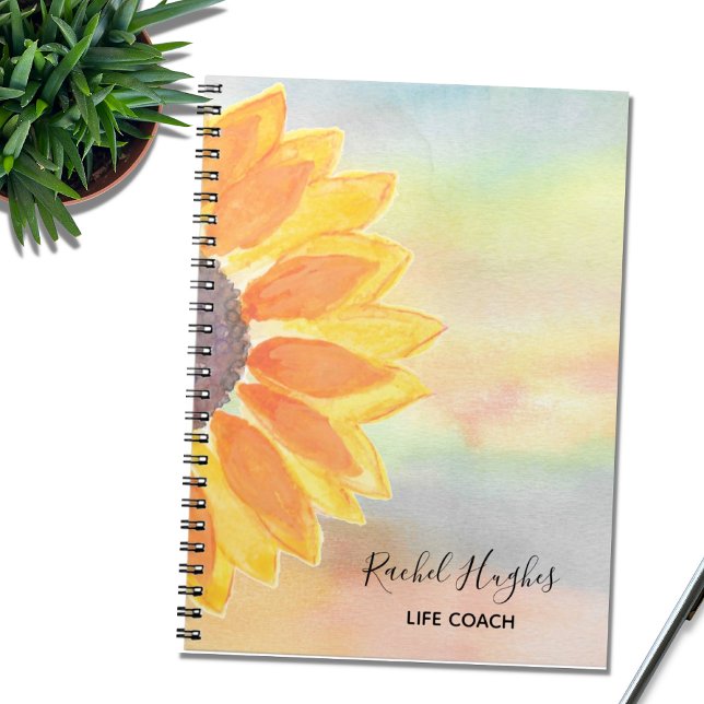 Life Coach Sunflower Colorful Notebook (Creator Uploaded)
