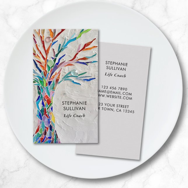 Life Coach Tree Of Life Business Card (Creator Uploaded)