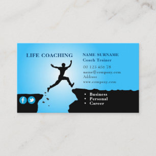 Life coaching business card