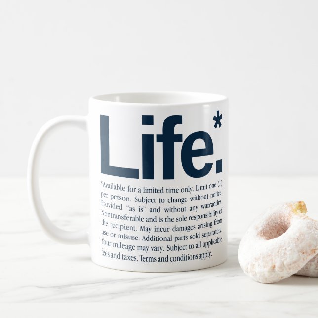 Life* Coffee Mug (With Donut)
