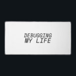 Life Debugging Terminal Surface Desk Mat<br><div class="desc">Provide a stable foundation for your daily audits. This expansive mat acts as a physical workspace console,  featuring high-contrast monospaced typography to keep your focus locked on error-free execution.</div>