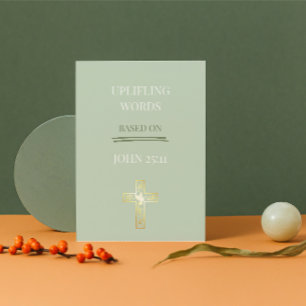 Life Does Not End Here – John 25:11 Christian Card