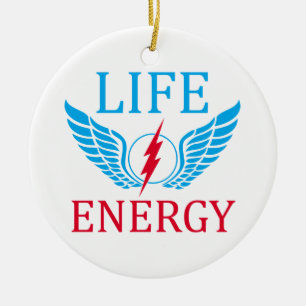Life energy ceramic ornament