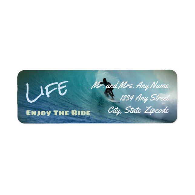Life - Enjoy The Ride Surfer (Front)