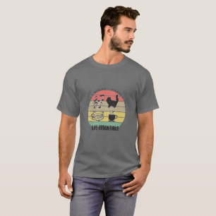 Life Essentials Cats, Tea, Books, Music Vintage  T-Shirt