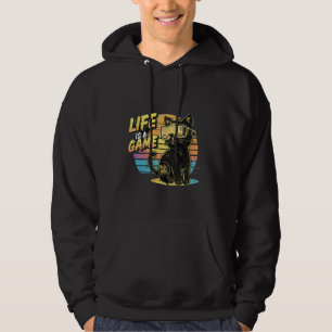 Life gaming Leopard Baseball Softball, gaming Hoodie