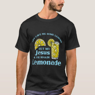 Life Gave Lemon Jesus Made Lemonade Christian Men  T-Shirt