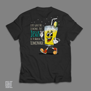 Life Gave Me Lemons But Jesus He Be Makin' Lemonad Tri-Blend Shirt
