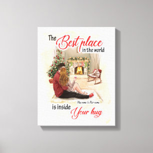 Life Gifts The Best Place In The World Canvas Print