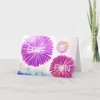 LIFE GOALS Greeting Card