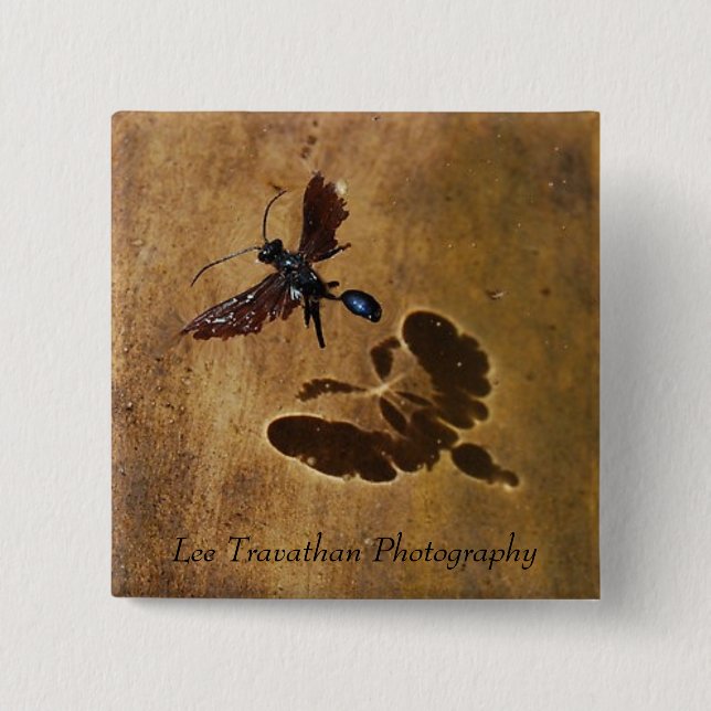 Life Goes On - Customized 2 Inch Square Button (Front)