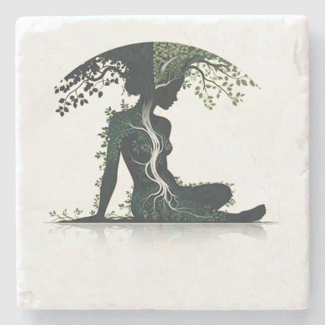 Life & Growth Stone Coaster (Front)
