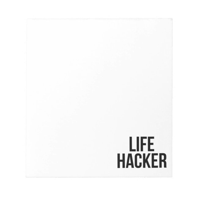 Life Hacker Notepad (Front)