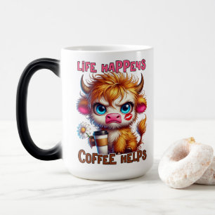 Life Happens Coffee Helps Magic Mug