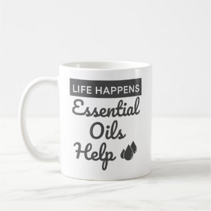 Life Happens : Essential Oils Help Mug