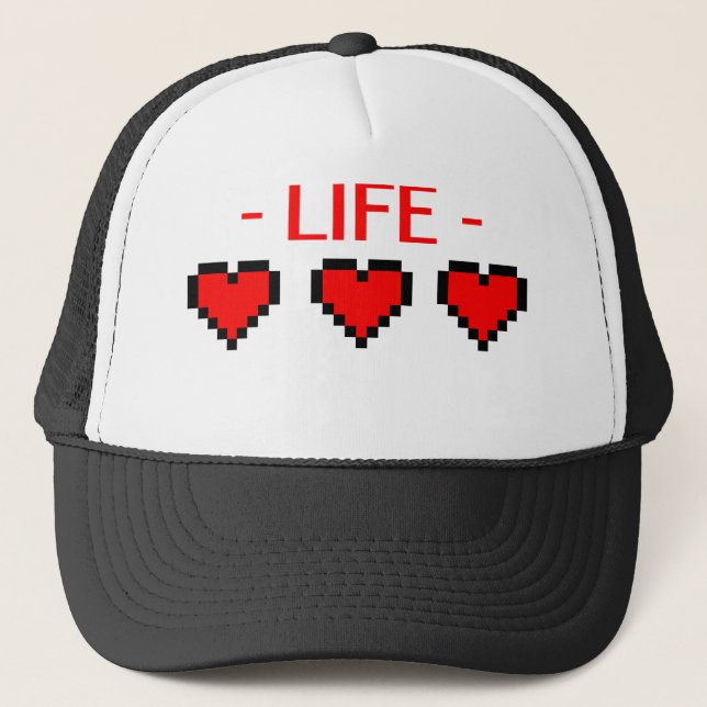 Life Hearts Trucker Hat (Front)