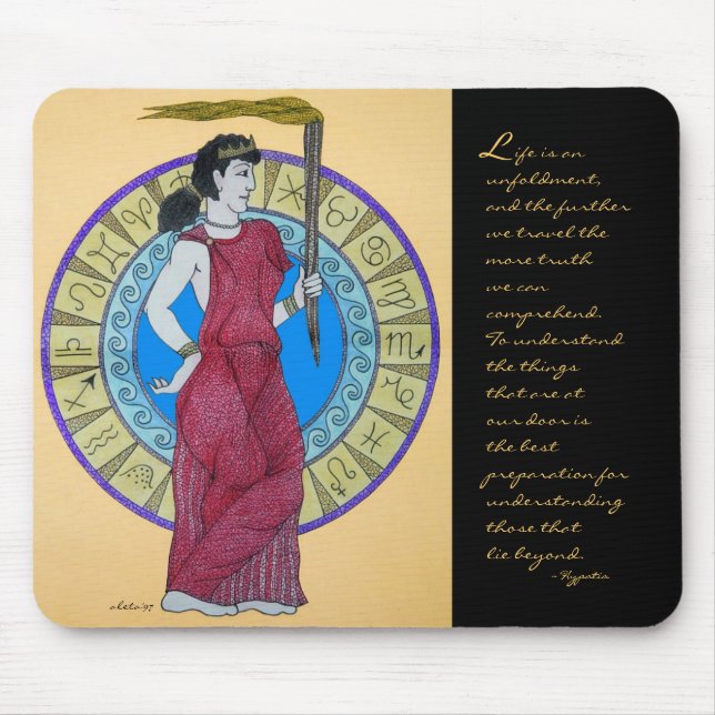 Life ~ Hypatia Mouse Pad (Front)