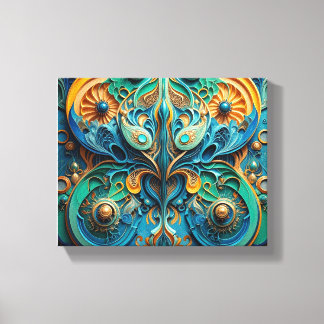 Life Imitates Art Canvas Print