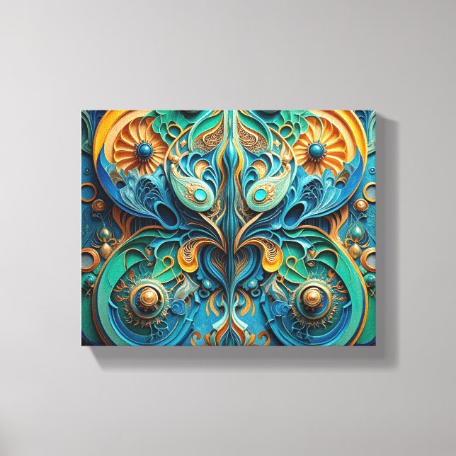 Life Imitates Art Canvas Print (Front)