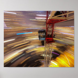 Life in a tower crane poster