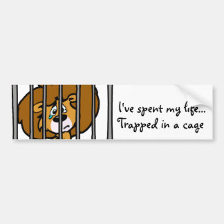 Life in Cage Bumper Sticker