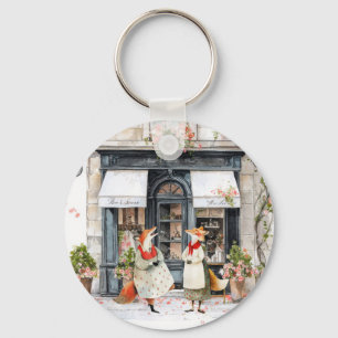 Life in Fox Town Series - Silly Jokes Keychain