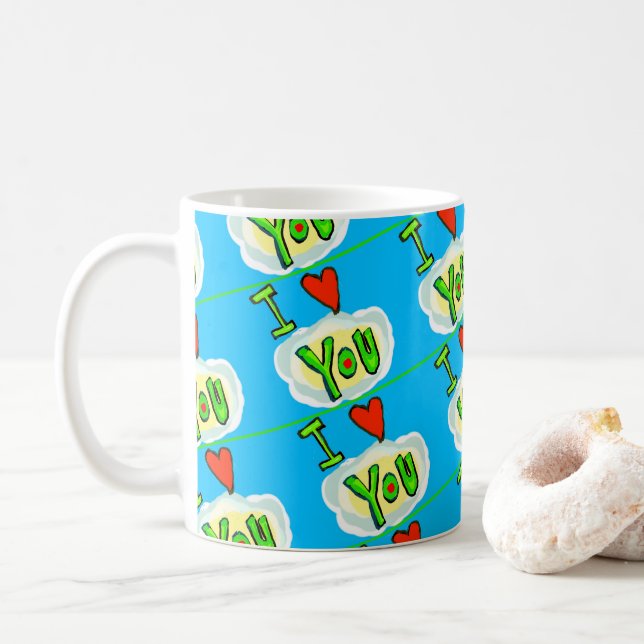  Life in Love Personalize  Coffee Mug (With Donut)