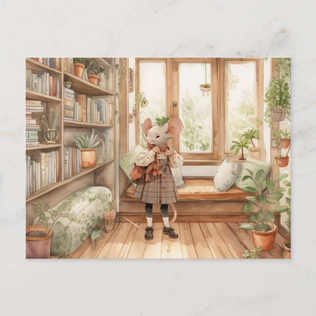 Life in Mice Town - My Happy Place Postcard (Front)