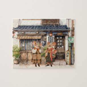 Life in Mice Town Series Jigsaw Puzzle