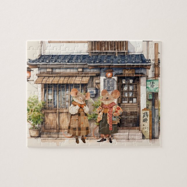 Life in Mice Town Series Jigsaw Puzzle (Horizontal)