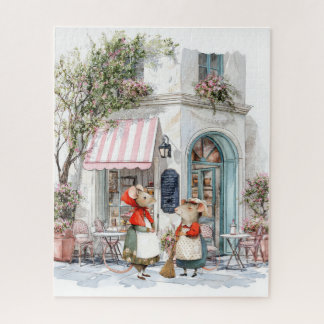 Life in Mice Town Series - Ladies Talk Jigsaw Puzzle