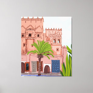 Life in Morocco, Architecture Canvas Print