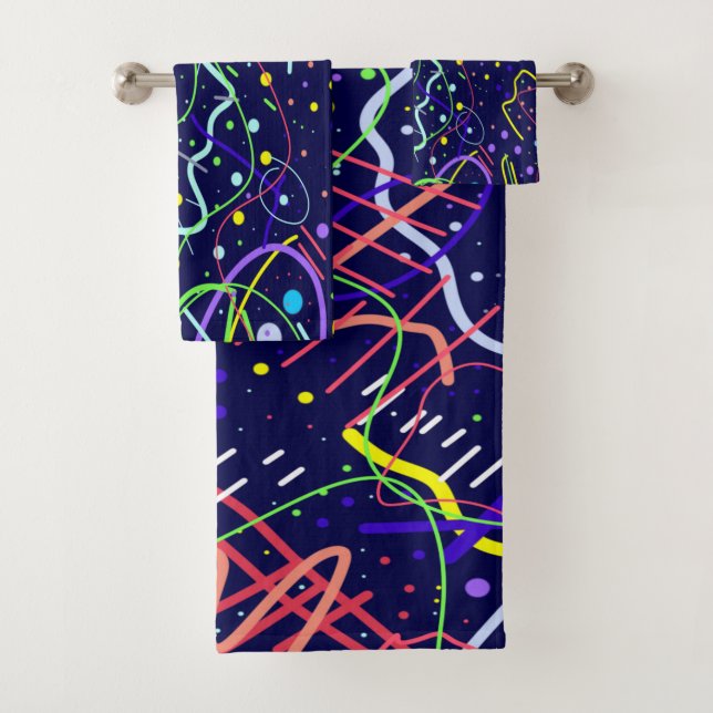 Life in Space Bath Towel Set (Insitu)