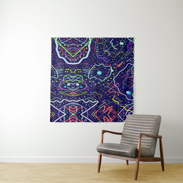 Life in Space Tapestry (In Situ (Horizontal))