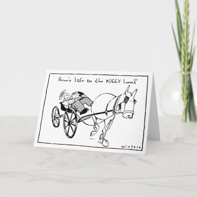 Life in the Buggy Lane Card (Front)