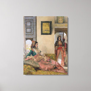 Life in the harem, Cairo Canvas Print