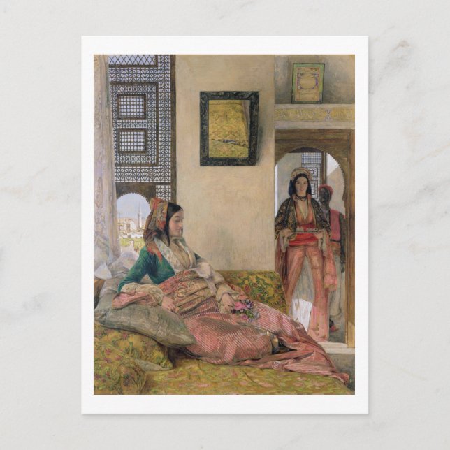 Life in the harem, Cairo Postcard (Front)