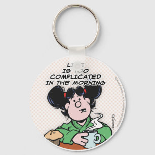 Life In The Morning Keychain