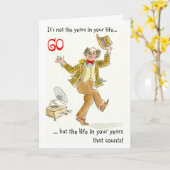 'Life in Your Years' 60th Birthday Card (Yellow Flower)