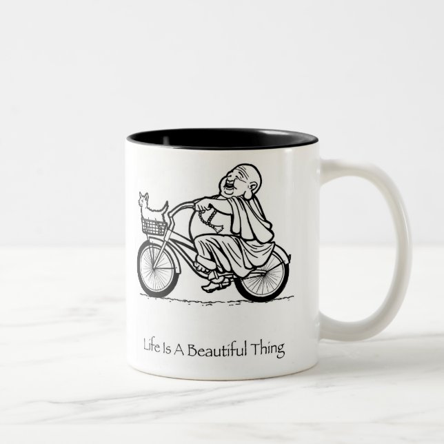 Life Is A Beautiful Thing Buddha Coffee Mug (Right)