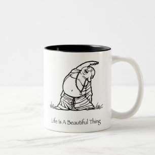 Life Is A Beautiful Thing Buddha Coffee Mug